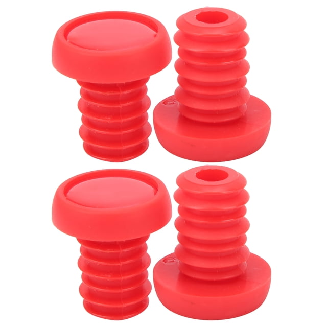 Bike Bar Ends Plug, Long And Short Thread Design Screw Bike Bar Ends Plug Polyester Rubber For Bicycle Handlebar Diameter About