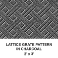thumbnail image 3 of MEGA SCRAPER LATTICE GRATE CHARCOAL, 3 of 4