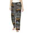 thumbnail image 2 of Kdxio Women's Comfy Stretch Construction MachinesPrint Drawstring Pajama Pants-XX-Large, 2 of 9