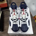 thumbnail image 2 of Size 10 - A i r-Jor-dan 6 Retro 2024 Olympic (USED), 2 of 5