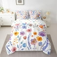 thumbnail image 2 of Castle Fairy Children Teens Adults Spring Garden Flowers Bedding Comforter Set 7 Pieces,Retro Vintage Aesthetic Full Bedding Set Lightweight,Chic Floral Blossoms Fitted Sheet Flat Sheet, 2 of 8