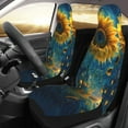 thumbnail image 3 of Haiem Sunflower Castle Starry Sky Printed Car Seat Covers Set of 2, Universal Fit Car Seat Covers,Protective Seat Covers,Comfortable Car Seat Covers, Easy Installation Seat Covers, 3 of 9