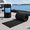 Black-16FT X 12Inch, variant on Black 100FT X 12Inch Boat Trailer Bunk Carpet, 25oz Extra Thick Marine Grade