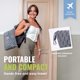 thumbnail image 2 of Manta de viaje BOACAY plegable para avión o coche con funda y clip, 2 of 7