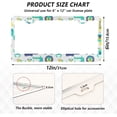 thumbnail image 2 of Cartoon Animals License Plate Frame - 2 Pack Universal Stainless Steel License Plate Holder with Screws & Chrome Caps, 2 Holes Car License Plate Cover for US Vehicles Home Decor, 2 of 7