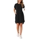 thumbnail image 2 of VESTIDO MINI DE VERANO CON MANGAS CORTAS Y BOLSILLOS PARA MUJER INSPIRADO EN CHIC XL NEGRO, 2 of 6
