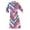 Multi Stripe Floral, variante sur Altuzarra Robe en Soie à Manches 1/4 à Rayures Multiples pour Femme - 10