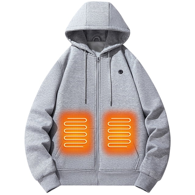 Chaqueta Térmica Con Calefacción Abrigos Sueltos Sudaderas Informales Invierno para Hombres Y Mujeres