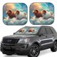 thumbnail image 1 of Fotbe Cloud Guinea Pig Juego de 2 Piezas de Parasoles para Parabrisas | Bloqueador Solar para Auto | Accesorios Plegables para Protección Solar Interior-Medium, 1 of 6