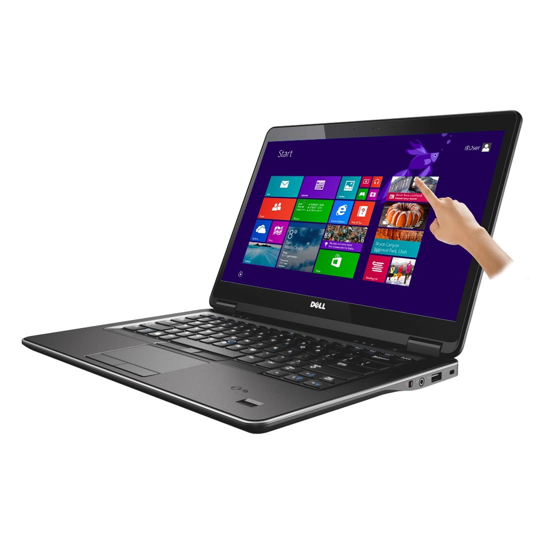 Dell Latitude E7440 14" Touch Laptop Intel i7 Dual Core 2.1GHz 8GB 256GB SSD