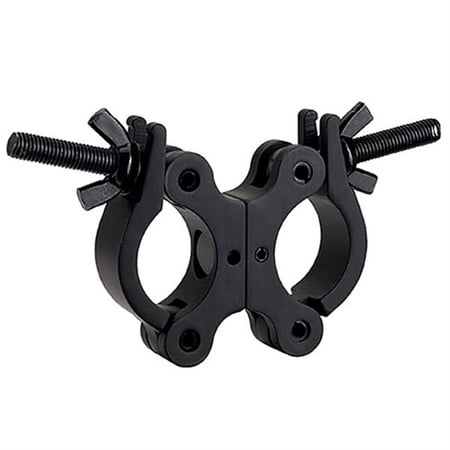 UPC: 0807822039399 | ALUMINUM PRO NARROW SWIVEL DUAL PRO CLAMP IN BLACK