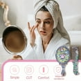 thumbnail image 2 of RAGUPEL Hand Mirrors with Handle,Flat Oval Hand Mirror 5.3"*2.7"*0.8" Hand Mirror,Rose Carving Handheld Mirror,Style2, 2 of 7