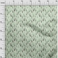 thumbnail image 3 of oneOone Cotton Poplin Twill Light Green Fabric Cactus Dress Material Fabric Print Fabric By The Yard 56 Inch Wide, 3 of 5