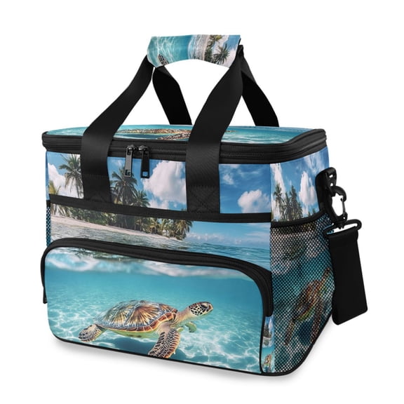 Cooler bag Sea Turtle Island 15L Insulated Lunch Bag Large Cooler Suitable for camping and picnics