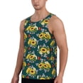 thumbnail image 2 of Fuzoiu Sunflowers Print Men's Workout Tank Tops,Sleeveless Gym Shirt Quick Dry,Fitness Bodybuilding T-Shirt,Muscle Athletic Workout Tee-3X-Large, 2 of 7