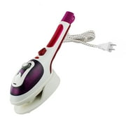 Handheld Steamer For Clothes, Hanging/Flat Garment Steamer And Portable Steam Iron With 2 Removable Brushes, For Home And Travel,Purple( Plug)