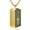 Style 9- Bible Dog Tag (Gold), variant on Lord's Prayer Bible US Flag Cross Pendant Christian Religious Necklace Chain 24"-Style 16- Jesus Cross