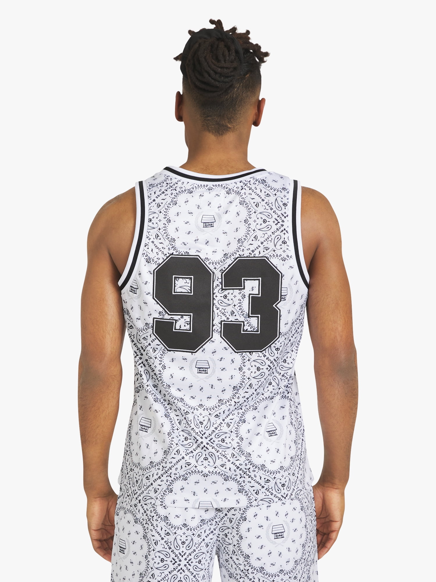 Dogg Supply by Snoop Dogg Big Men's Bandana Print Mesh Tank, Sizes 4XL - 5XL
