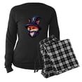 thumbnail image 5 of CafePress - Fox Wizard Magic Fantasy - Women's Long Sleeve Dark Pajamas, 5 of 7
