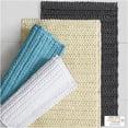 thumbnail image 6 of JERFIT Cotton Chenille Bath Rug, Super Absorbent Quick-Dry Non-Slip Bathroom Mat with Chain Stitch Design, Charcoal, 6 of 9