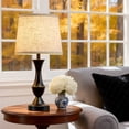 thumbnail image 2 of NATYSWAN Table Lamp Set of 2, 19" Farmhouse Vintage Bedside Lamps for Living Room & Bedroom, Desk Lamps for Nightstand, Office, Study(Bulb not Included), 2 of 9