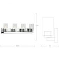 thumbnail image 2 of Progress Lighting - Goodwin - 4 Light Bath Vanity In Contemporary Style-8.25, 2 of 5