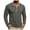 Dark Gray, variant on Men's Henry Long Sleeved T-Shirt Cotton Casual Button Lightweight Pullover Shirt Soft Stretch Tees Tops (Red, M)