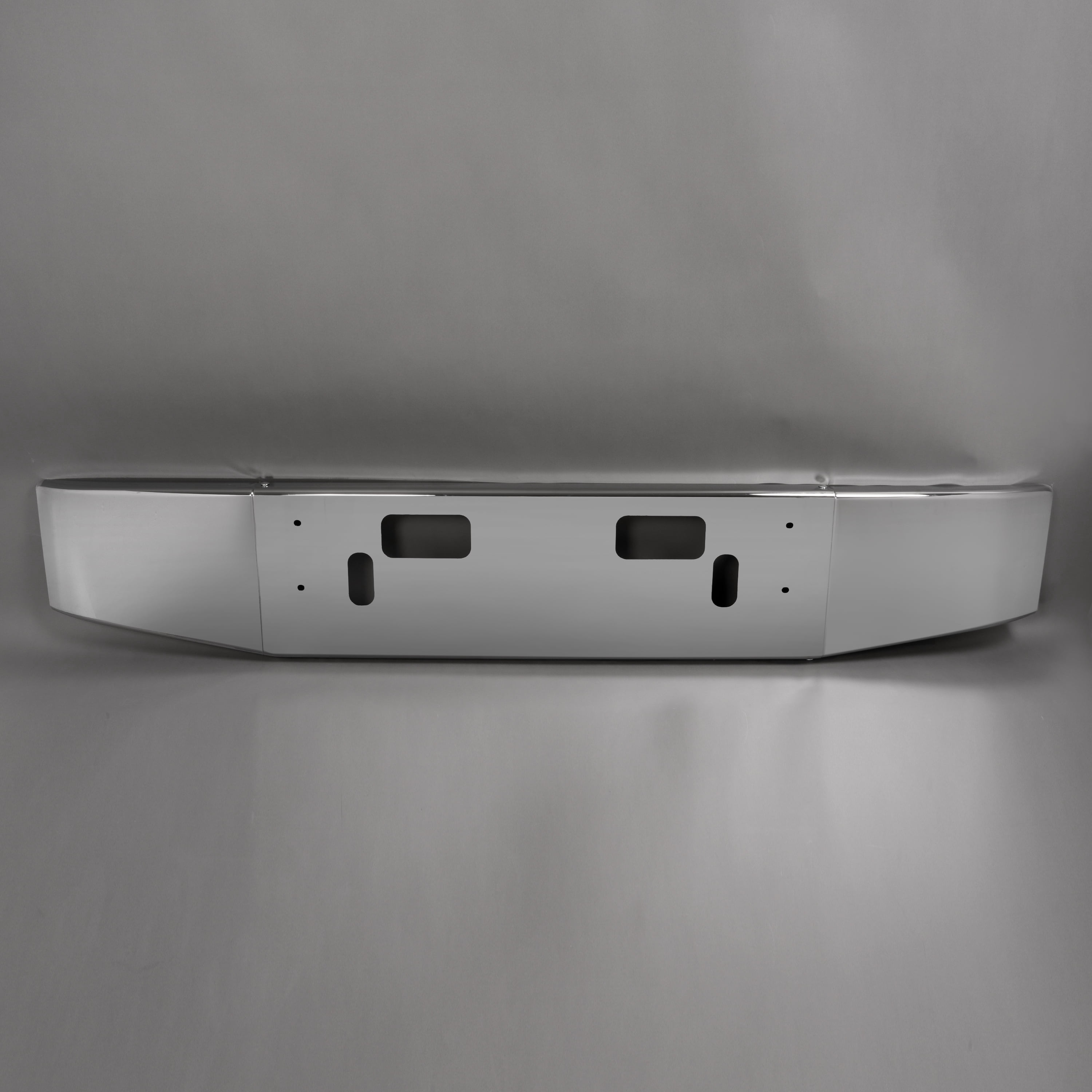 Kojem Front Bumper Compatible with 2012-Up Freightliner 114SD Steel Chrome Silvery
