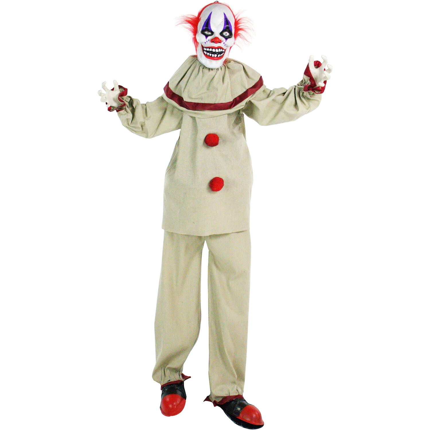 Pennywise Animated Prop IT Evil Scary Clown Animatronic Halloween Life Size 