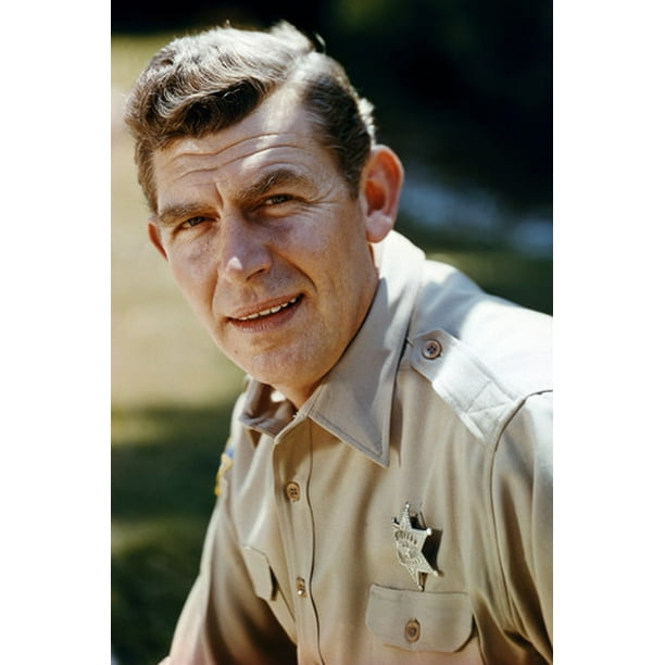 Andy Griffith in The Andy Griffith Show portrait in Sheriff uniform