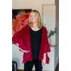 The Pioneer Woman Open-Front Poncho with Ruffled Sleeves, Womens