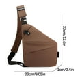 thumbnail image 3 of 2024 New Clearance Crossbody Bags Sling Backpack Chest Bag Shoulder Bag Messenger Bag Shoulder Bag Travel Chest Bag Casual Backpack for Traveling Hiking, 3 of 3