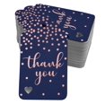 thumbnail image 1 of Inkdotpot Real Rose Gold Foil ThankYou Bridal Shower-Baby Shower-Retirement-Wedding-Birthday Tags Favor Hang Paper Tags 50 Pack, 1 of 6