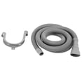 thumbnail image 1 of 2.5M Machine Dishwasher Drain Hose Extension Washing Pipe with Bracket Set, 1 of 8