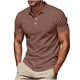 thumbnail image 1 of pstuiky Camisas de manga corta para hombre, Camiseta de manga corta con cuello en V y color liso para hombre, ajustada, elástica y sin costuras para fitness y actividades al aire libre. m, 1 of 5