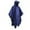 Navy, variant on Aofany Unisex Rain Poncho, Lightweight Reusable Hiking Rain Coat Jacket, Hooded Waterproof Raincoat Jacket for Adults Women Men
