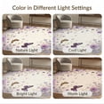 thumbnail image 7 of ODIKA Bathtub Border Vintage Butterfly Delicate Scrolling Pile Backing Stain Resistant Low Profile for Dorm Room, Small Living Apartment, 7 of 7