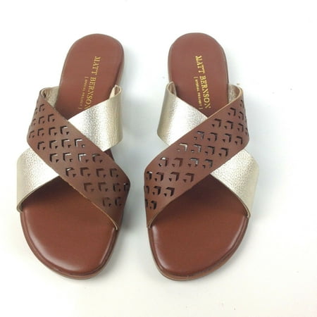 

Matt Bernson Special Project Whiskey Leather Sandal size 7 Wide