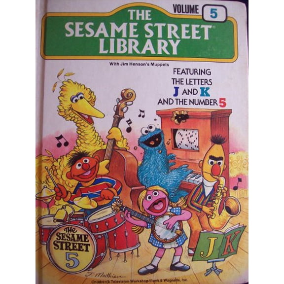 Pre-Owned The Sesame Street Library with Jim Henson's Muppets Vol 5 (Hardcover) 0834300133 9780834300132