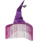 thumbnail image 1 of Sombrero de bruja de Halloween Cosplay Sombrero de bruja Decoración Festival Vestir Prop, 1 of 5