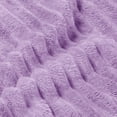 thumbnail image 6 of BEDELITE Fleece Throw Blanket for Couch 3D Ribbed Jacquard Cozy, Fluffy, Plush Lightweight Lavender Throw Blankets for Bed, Sofa, 50x60 inches, 6 of 9