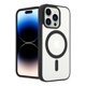 thumbnail image 1 of Mr. Gadgets Funda Transparente Color Compatible Con Magsafe Silicona Acrilico Clear Color Case Carcasa Para iPhone 16 Pro Negro., 1 of 7