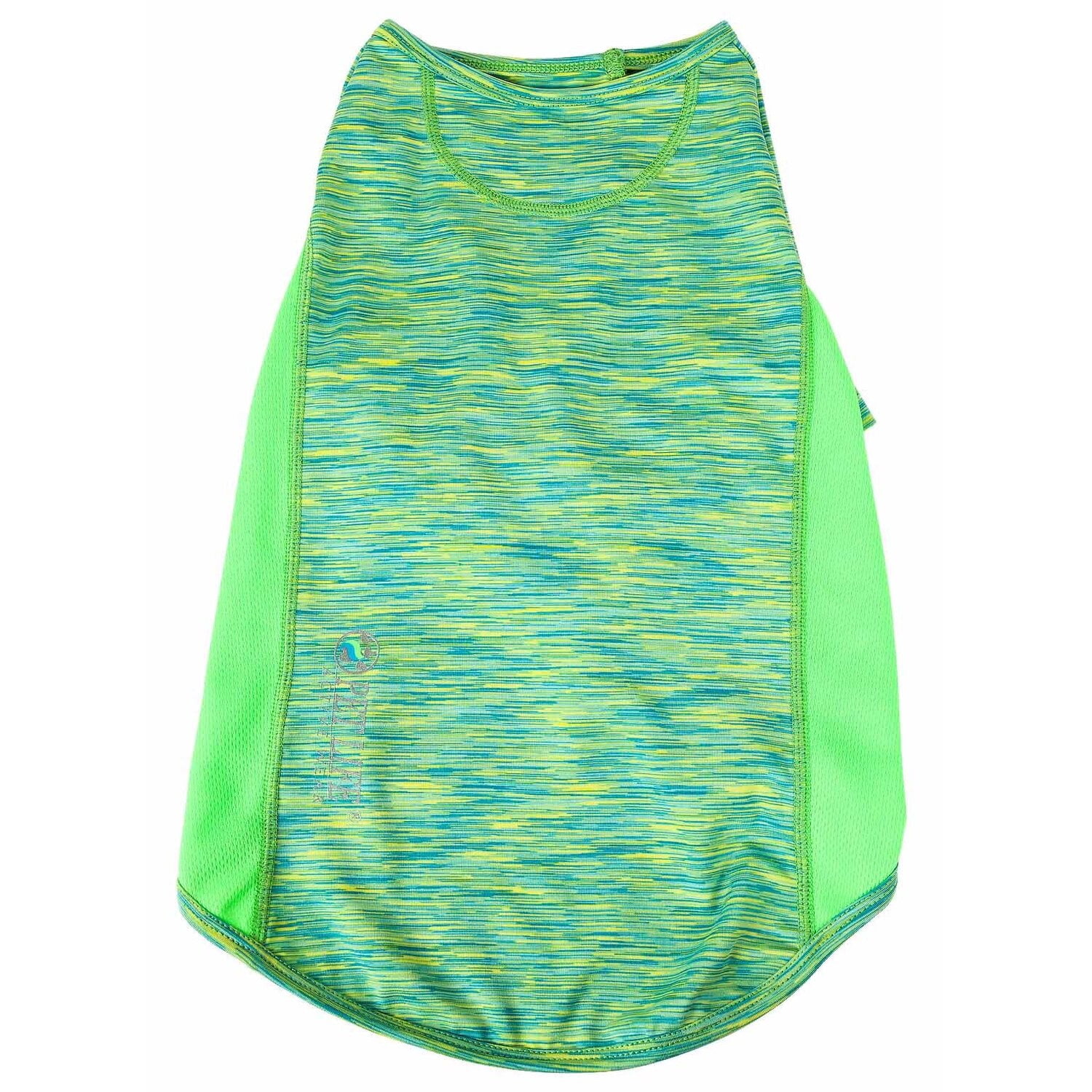 Pet Life ® Active 'Warf Speed' Heathered Ultra-Stretch Yoga Fitness Dog T-Shirt