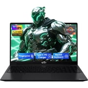 NIMO 15.6" IPS FHD AMD Ryzen 5 6600H 16GB DDR5 RAM 512GB SSD (6 Cores Up to 4.5GHz) AMD Radeon 660M GPU-Computer with 100W Type-C Gaming Laptop Backlit Keyboard Fingerprint