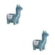 thumbnail image 2 of Macetas suculentas de cerámica Injueey Alpaca azul 2piezas, 2 of 6