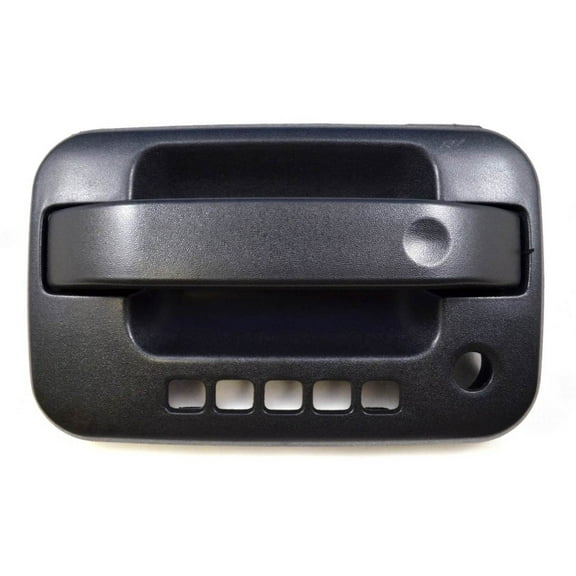 PT Auto Warehouse FO-3506A-FL - Outer Exterior Outside Door Handle, Textured Black - with Keypad Hole, Driver Side Front Fits select: 2004-2014 FORD F150, 2006-2008 LINCOLN MARK LT