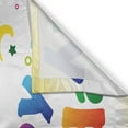 thumbnail image 3 of Ambesonne Birthday Kitchen Curtains, Gift Box Colorful Stars, 55"x39", Multicolor, 3 of 3