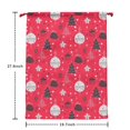 thumbnail image 2 of Christmas Sack – 28" X 20" Canvas Gift Bag with Drawstring, Full Print Polyester Santa Sack, Durable Reusable Xmas Gift Bag for Holiday, Party & Storage, 2 of 5