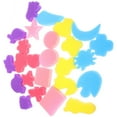 thumbnail image 3 of KAKOWELY 30pcs DIY Sponge Painting Animal Shaped Craft Sponge Assorted Pattern Early Learning Sponge for Kids (Mixed Pattern and Mixed Color),2.76X"X1.97"X0.59", 3 of 4