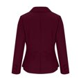 thumbnail image 3 of Wiyuqeen Work Office Blazers for Women Petite Lightweight Business Jackets Lapel Collar Solid Color Blazer Suits Fitted Open Front Cardigan, 3 of 5